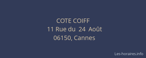 COTE COIFF