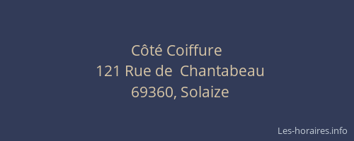 Côté Coiffure