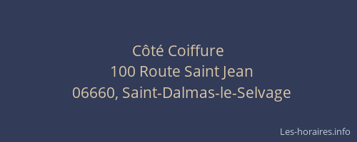 Côté Coiffure