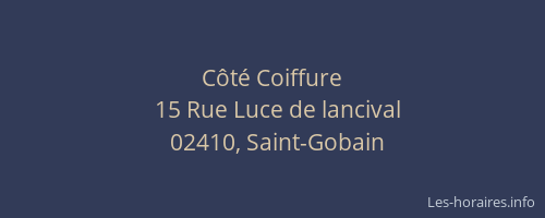 Côté Coiffure