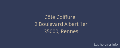Côté Coiffure