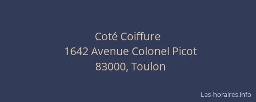 Coté Coiffure