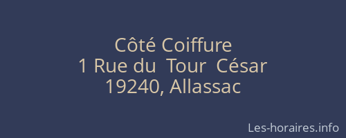 Côté Coiffure