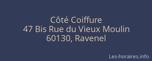 Côté Coiffure