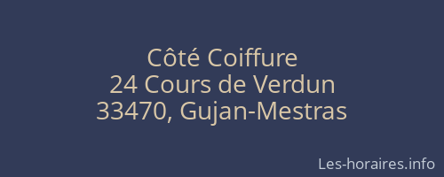 Côté Coiffure