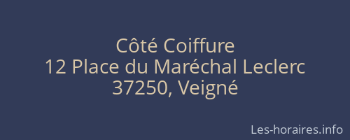 Côté Coiffure