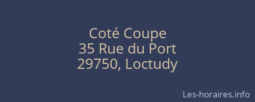 Coté Coupe