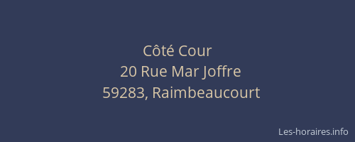 Côté Cour