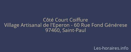 Côté Court Coiffure