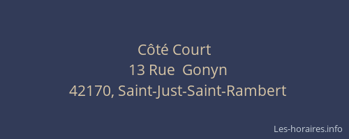 Côté Court
