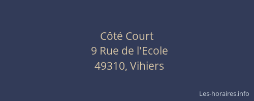 Côté Court