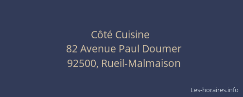 Côté Cuisine 