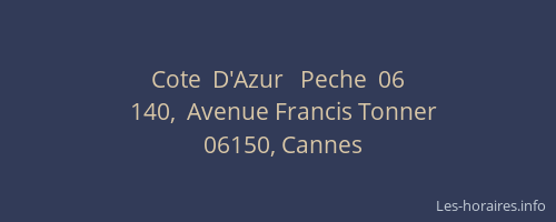 Cote  D'Azur   Peche  06