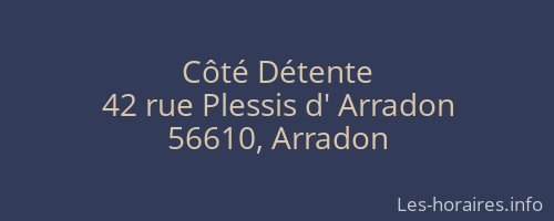Côté Détente