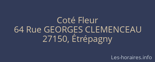 Coté Fleur