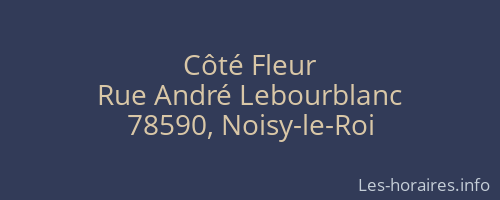 Côté Fleur