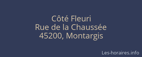 Côté Fleuri