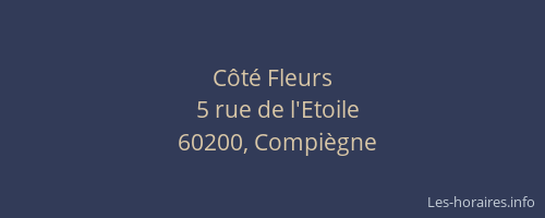 Côté Fleurs