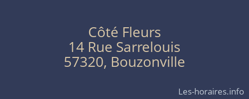 Côté Fleurs