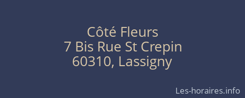 Côté Fleurs