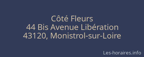 Côté Fleurs