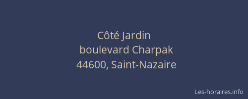 Côté Jardin