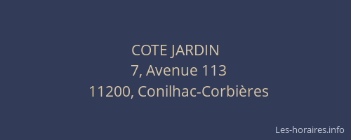 COTE JARDIN
