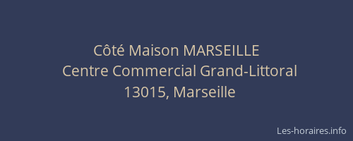 Côté Maison MARSEILLE