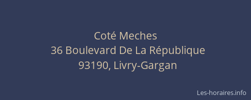 Coté Meches