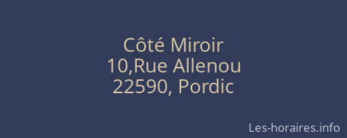 Côté Miroir