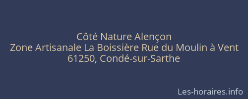 Côté Nature Alençon