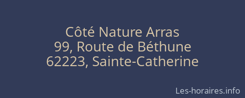 Côté Nature Arras