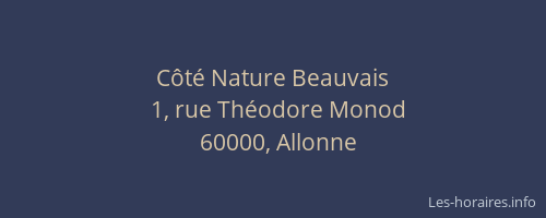 Côté Nature Beauvais