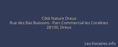 Côté Nature Dreux
