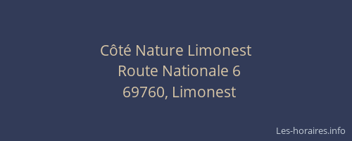 Côté Nature Limonest