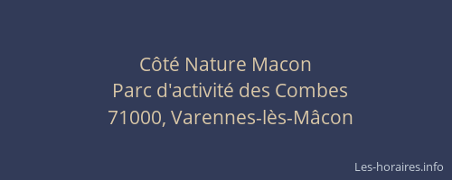 Côté Nature Macon