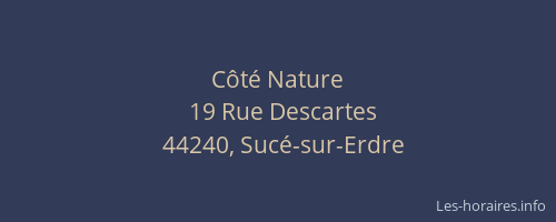 Côté Nature