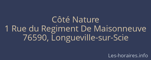 Côté Nature