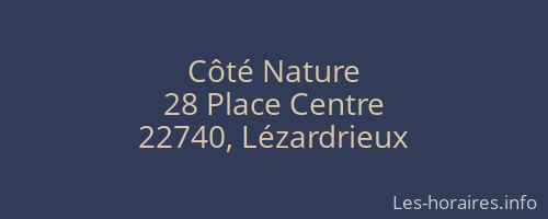 Côté Nature