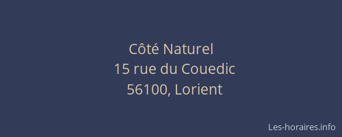 Côté Naturel