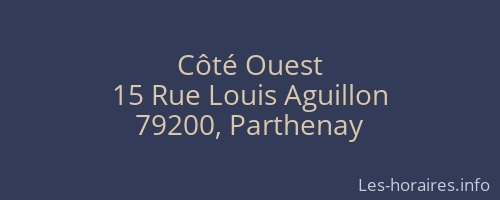 Côté Ouest