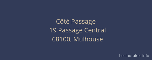 Côté Passage