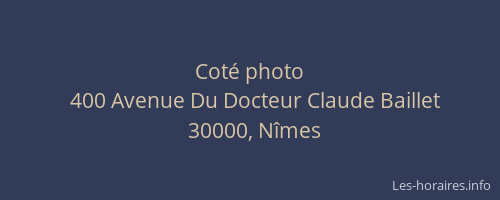 Coté photo