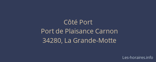 Côté Port