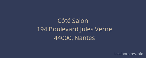 Côté Salon