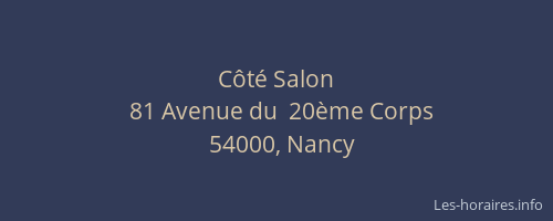 Côté Salon