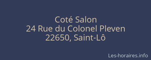 Coté Salon