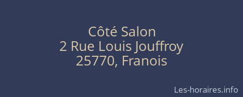 Côté Salon