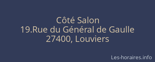 Côté Salon