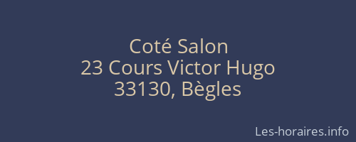 Coté Salon